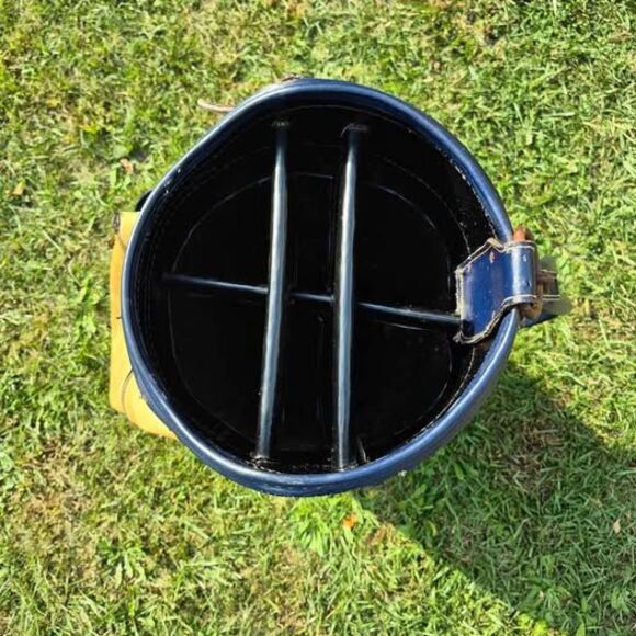 Vintage Arnold Palmer Leather 6-Way Cart Bag w/ Carry Strap - Picture 5 of 9